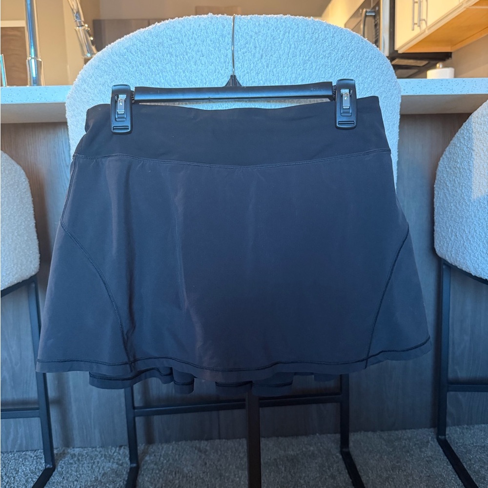lululemon athletica Black Athletic Mini Skirt
